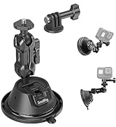 SMALLRIG Cool Ballhead Arm Super Clamp Mount Multi-Function Double Ball Adapter with Bottom Clamp...