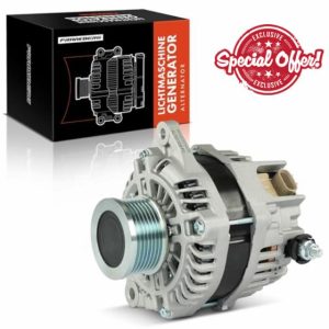 Frankberg Alternator Generator 150A 2-Pin Compatible with NP300 Navara D40 2.5L 2005-2024 Murano II Z51 2.5L 2010-2014 Pathfinder III R51 2.5L 2005-2013 Replace# A002TX178 1