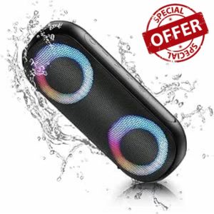 NOTABRICK Bluetooth Speaker with Lights