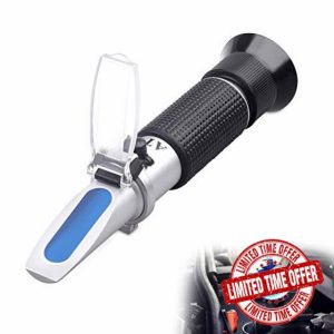 Antifreeze Refractometer - 3-in-1 coolant Tester for Checking Freezing Point
