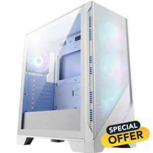 MSI MAG FORGE 320R AIRFLOW WHITE Mid-Tower PC Case - ATX Capacity