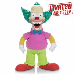 THE SIMPSONS Talking Krusty Doll Plush