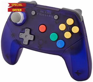 Retro Fighters Brawler64 Wireless Edition N64 Controller - Nintendo 64 - Purple