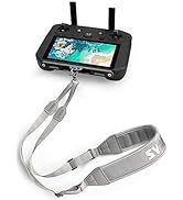 SYMIK Neck Strap Aluminum Bracket and Neck Strap (Lanyard) Combo for DJI RC; Works with DJI Mini ...