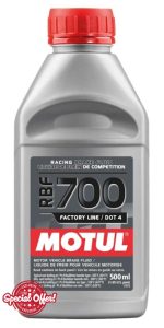 WOL DOT 4 Brake Fluid Motul 109452 Brake Fluid Factory Line RBF700 500ML - Fully Synthetic Brake Fluid (1 Unit)