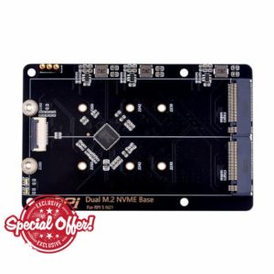 GeeekPi N21 Dual 2280 NVMe Base for Raspberry Pi 5