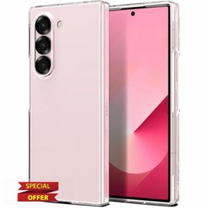 Spigen Air Skin Case Compatible with Samsung Galaxy Z Fold 6 - Crystal Clea