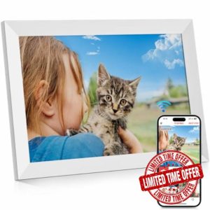 GGUA 10.1 Inch Digital Photo Frame Wifi Built in 32GB Memory
