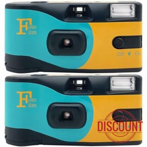 Fotofilm Pro Disposable Camera Single Use Film Ultramax 400 27 Exposure Flash Multipack - 4 pack