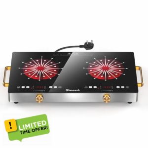 Disaenvir Portable Ceramic Hob 2 Zone