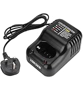 YEX-BUR 4-Ports Battery Charger Compatible with Dewalt 18V 20V Li-ion Battery Fast Charging Stati...