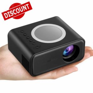 Mini Projector 1080p High Performance Portable Projector,Projector For Bedroom Can Project Screen To Mobile Phones Wired And Wireless,Mini Projector Is Compatible With Apple/android Phones And Tablets