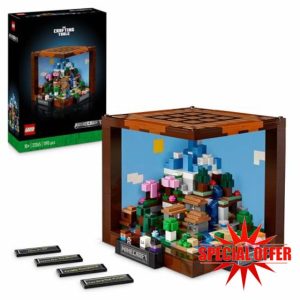LEGO Minecraft The Crafting Table Model Kit for Adults to Build