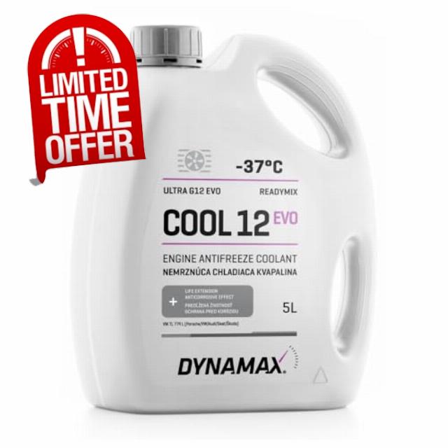 Dynamax Cool G12 EVO Antifreeze Coolant READY MIX -37° 5 Litres