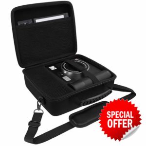 Khanka Kodak Mini Shot 4 ERA 4PASS 2-in-1 Instant Camera and Photo Printer Hard Travel Protective Carrying Case with Shoulder Strap