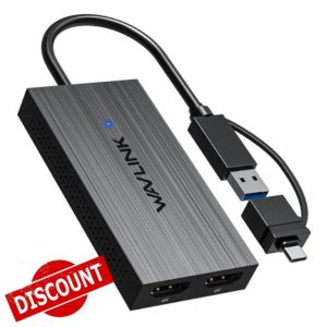 WAVLINK USB 3.1/USB C to Dual HDMI Adapter