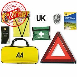 AA Euro Travel Kit AA6318 - for Driving in France/Europe - Includes Zipped Storage Bag and UK Identifier