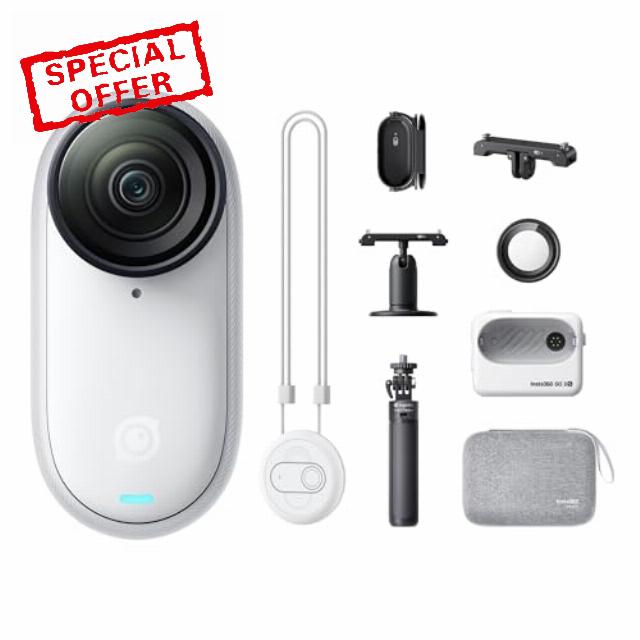 Insta360 GO 3S Family Bundle - 4K Tiny Portable Vlogging Camera