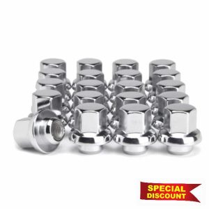 Set of 20 7/16-20 Closed End Mag Seat Lug Nuts Compatible with 1976-1981 GM Corvette Camaro Firebird Trans AM