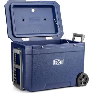 Wheeled Insulated Hard Cooler for Hot Cold Food Drink
