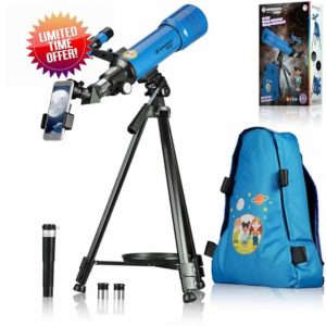 Bresser Junior Children's Telescope 70/400 Lens Telescope for Children from 8 Years