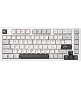 YUNZII AL66 Wireless Mechanical Keyboard,65% Knob Control Aluminum Gaming Keyboard Bluetooth/2.4G...