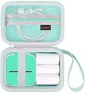 Canboc Hard Case for JADENS D110 Label Maker Machine, Portable Bluetooth Label Printer Box, Zippe...