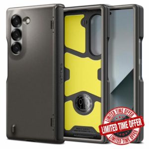 Spigen Slim Armor Pro [Hinge Protection] Case Compatible with Samsung Galaxy Z Fold 6 - Gunmetal