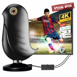 2024 Upgraded TV Aerial - Indoor TV Aerial for Smart TV with Signal Booster