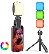 CAMOLO Selfie Light,Phone Light With Clip,Rechargeable Video Conference Fill Light,Handheld Wand ...