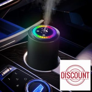 SALUBRITO Smart Car Air Fresheners with Rhythmic Atmosphere Light