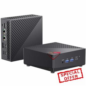 ACEMAGICIAN [Dual LAN Mini Gaming PC AMD Ryzen 7 5700U Mini PC (8C/16T
