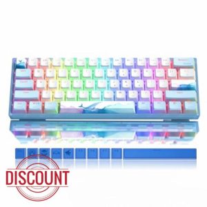 LQXQ WK61 60% Mechanical Keyboard