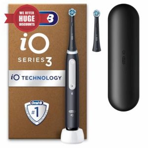 Oral-B iO 3 Matt Black Ultimate Clean Electric Toothbrush