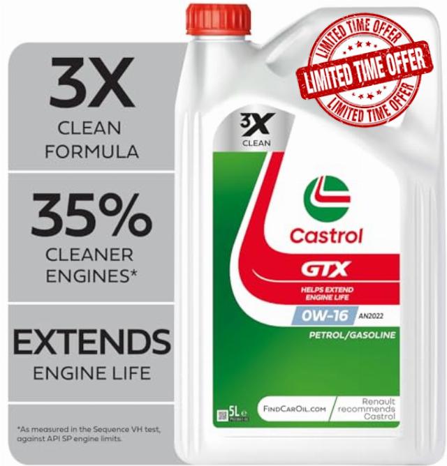 Castrol GTX 0W-16 AN2022 5L