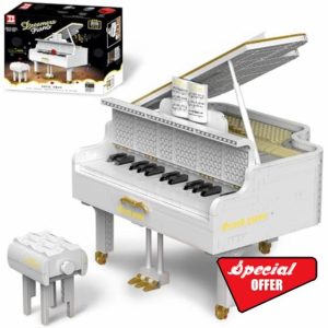 Grand Piano Model Building Blocks Sets for Adults
