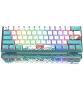 LQXQ SK71 68% Mechanical Keyboard, Bluetooth 5.0/2.4GHz Wireless/USB-C Cable, Gaming Keyboard All...