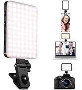 K&F Concept Magnetic Camera Light w 15 Light Effects, 2500K-9900K CRI 96+ Rechargeable LED Photog...