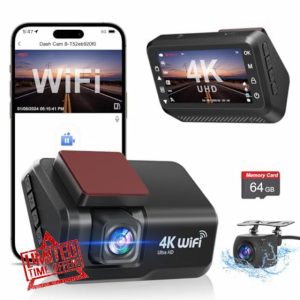 CHORTAU Dash Cam Front and Rear