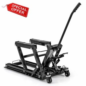 COSTWAY 680kg Hydraulic Motorcycle Lift