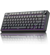 AULA F75 75% Wireless Mechanical Keyboard,2.4Ghz/Type-C/BT5.0 Mechanical Keyboard,Side Print Gask...