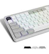 LQXQ Pudding Keycaps PBT, 165 Keys Custom Keycap Set, OEM Profile Keycaps, Universal Compatibilit...