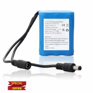 MXJFYY DC12V Rechargeable Lithium-ion Battery Pack for MP3 Players