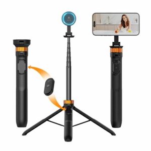 K&F Concept 63'' Phone Selfie Stick Tripod Compatible with MagSafe