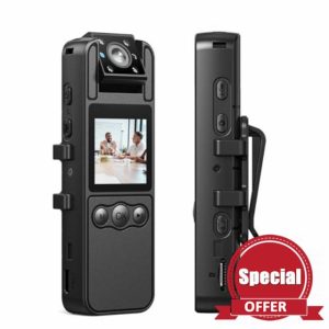 BOBLOV A26 Mini Body Camera with Rotation Lens