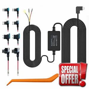 REDTIGER Hardwire Kit with 4 fuses for F7N Type-C Version Dash Cam