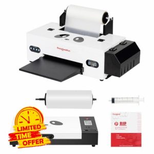 Procoloredfun A3 DTF Printer L1800 T Shirt Printer Machine DTF Printer Bundle(DTF Printer+Oven+Roll Film+Printing Software