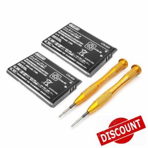 New for 3DS Rechargeable Li-ion Battery Pack 2 5-Hour Long Life Replacement