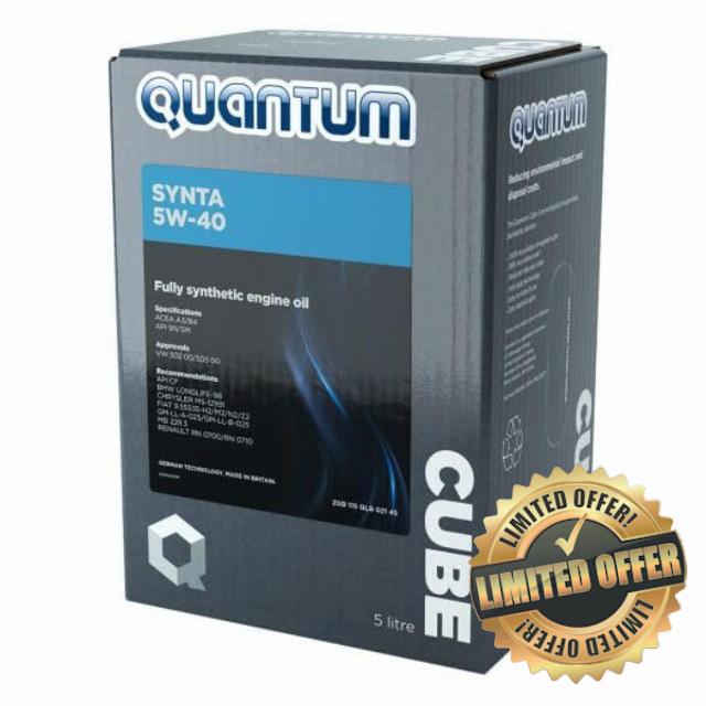 Quantum Synta 5W-40 Engine Oil Cube 5 LITRE