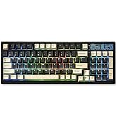 YUNZII B75 PRO Wireless Mechanical Keyboard,75% Gaming Keyboard Gasket Hot Swap Custom Keyboard w...